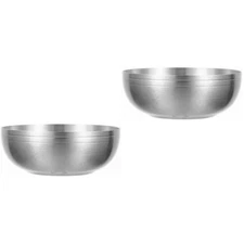  2pcs Rice Serving Bowl Convenient Noodle Bowl Household Soup Bowl Kitchen