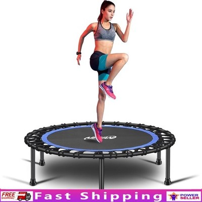 Silent Mini Trampoline Bungee Rebounder Jumping Cardio Trainer