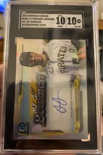 2024 Bowman Chrome My 1st Bowman Auto 32/99 Termarr Johnson #18A-TJ SGC 10/10