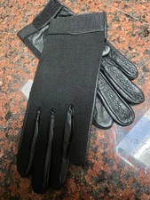 Women's NEW BlackLeather Equestrian Horse Riding/show Gloves Size M