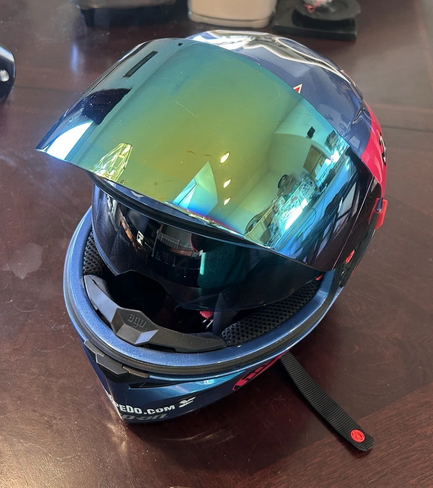 AGV K3 Guy Martin Excelente Estado, Bonita Visera Extra y Bolsa Casco Moto Foto 2 de 4