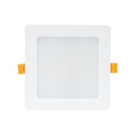 Led Einbauleuchte Downlight Dure 3 Weiß Eckig 14,5X14,5Cm IP54 12W 3000K 110°