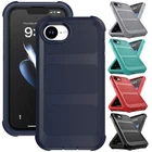For Apple iPhone 16e/17e Shockproof Rugged Hybrid Slim Case Hard And Soft Cover