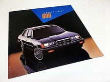 1987 Dodge 600 Brochure