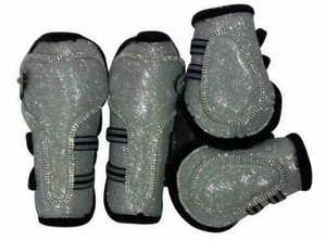 glitter tendon boots