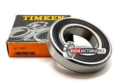 TIMKEN 6211 2RS C3 DEEP GROOVE BALL BEARING, RUBBER SEALED 55x100x21mm