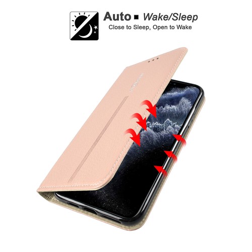 Funda billetera de cuero para iPhone 11 Pro Max 11 Pro 11 con bolsillo para tarjeta de crédito - Imagen 11 de 31
