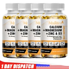 Calcium Magnesium Zinc with Vitamin D3 Support Strong Bone & Muscle Health