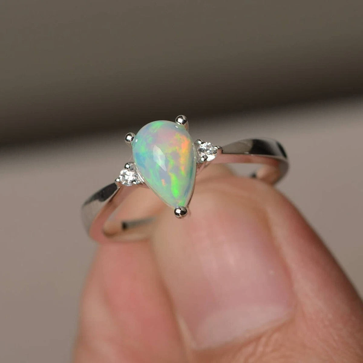 Pear cut 2024 opal ring