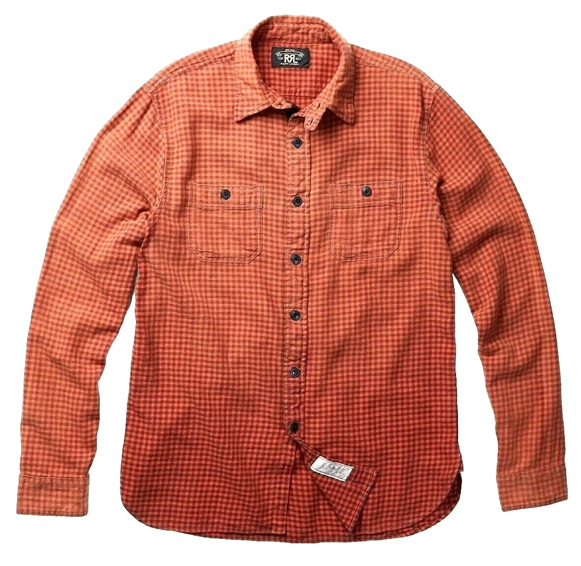 Camisas informales de lino RRL con botones para hombre