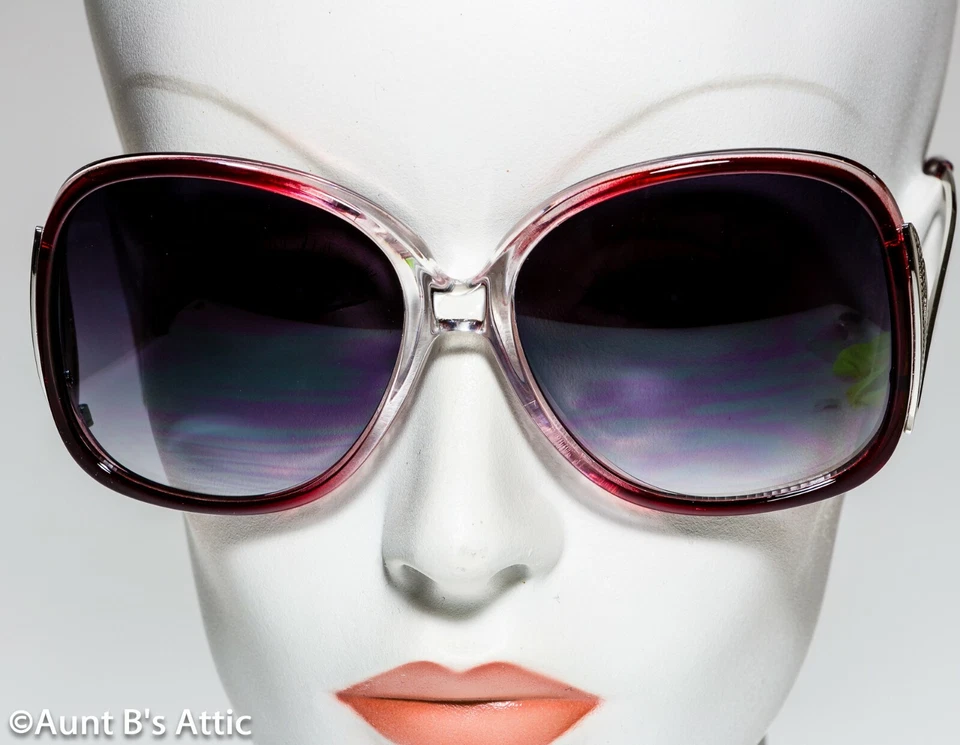 Gafas de sol años 70 estilo retro damas marco cuadrado largo sombreado disfraz gafas de sol Foto 3 de 4