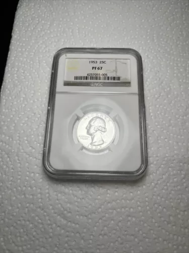 1953 Washington Quarter PF67 NGC Certified
