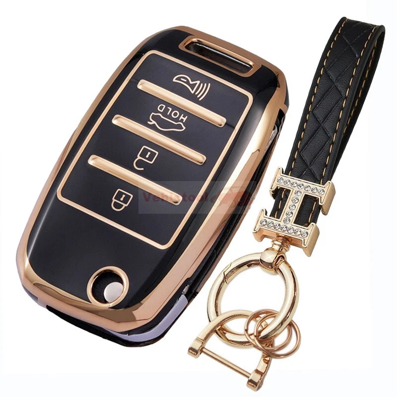 Funda Carcasa TPU Llavero 4 Botones Fit KIA Rio Sportage Soul Forte Optima Rio Foto 3 de 4