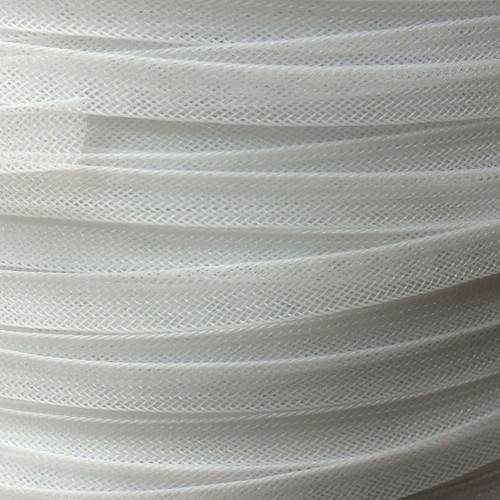 100% Polyester Horsehair Mesh Braid Boning, Crinoline, 6 mm 288 Yd White, Soft - Picture 2 of 3