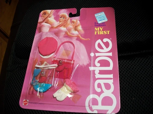 Vintage Easy-on Fashions My First BARBIE Set 1879 Mattel 1986 NIP