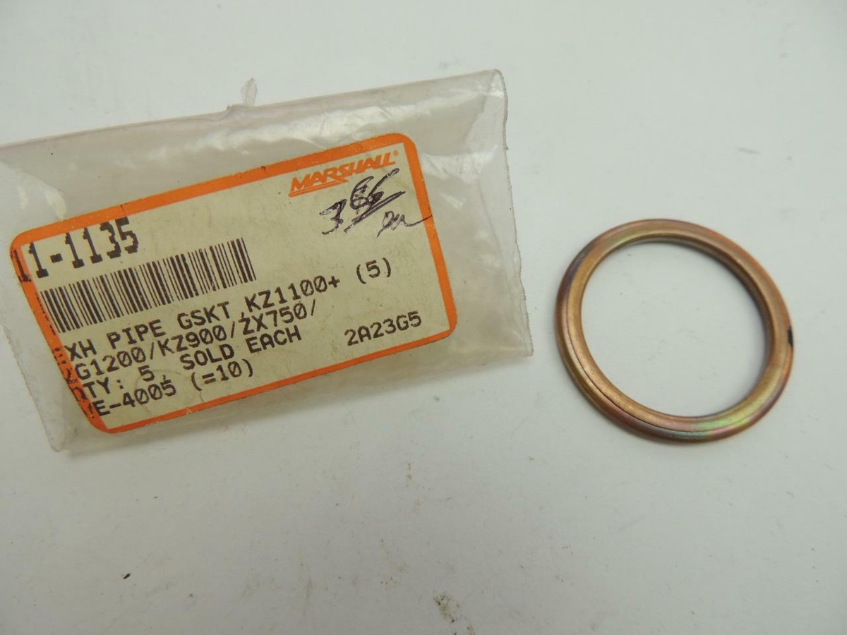 11-1135 New Kawasaki Exhaust Pipe Gasket ZX750 Ninja KZ900 S107u