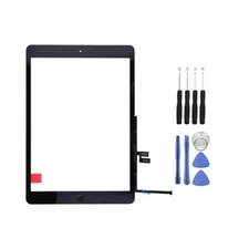 For iPad 9 10.2 9th Gen A2603 A2604 A2602 2021 Touch Screen Digitizer Black Home