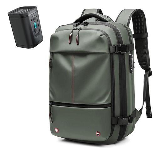 Vakuum-Rucksack Mit Luftpumpe / 60L Anti-Diebstahl Vakuumkompressionsrucksack - Bild 11 von 12