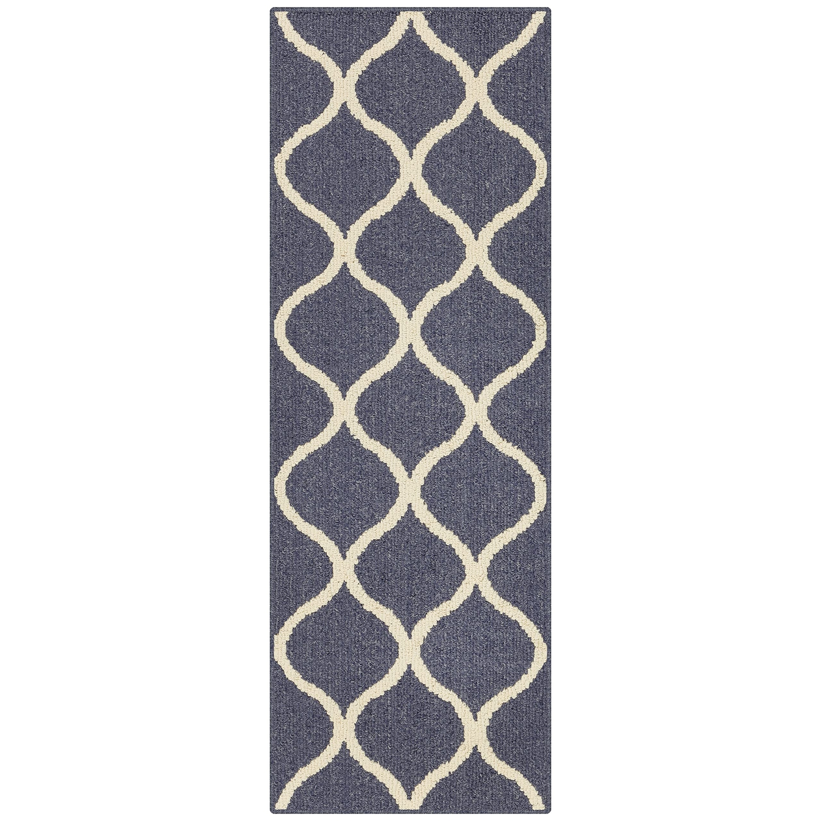 Rebecca Contemporary Runner Rug Non Slip Hallway Entry Carpet [Made in USA], ...