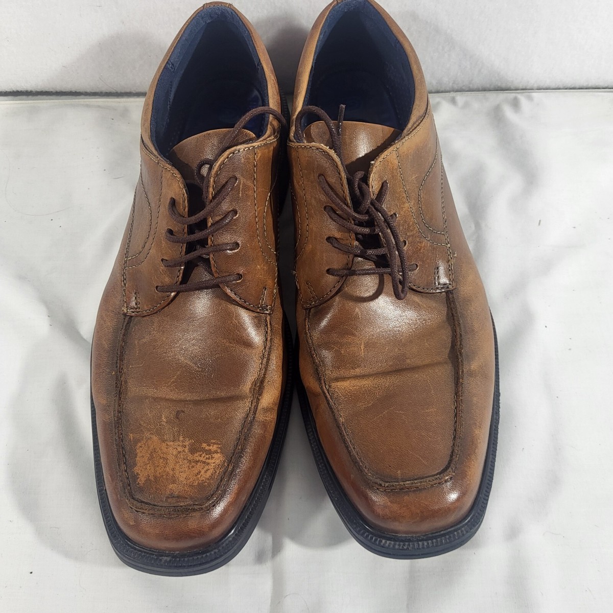 Nunn Bush Shoes Mens 10 M Oxford Dress Lace Up Brown Leather  display picture 2