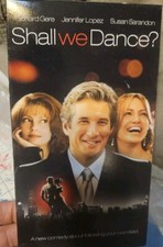 Shall We Dance? VHS Rated PG-13 Richard Gere Jennifer Lopez Susan Sarandon