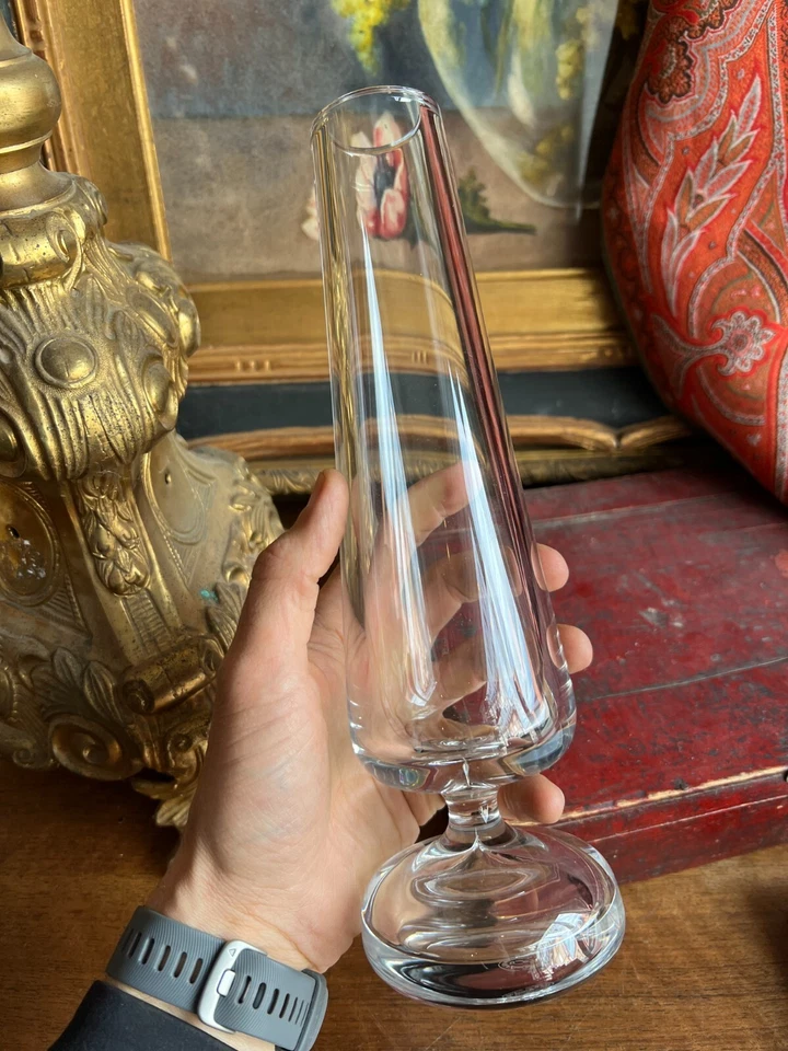 Vase Cristal Baccarat Crystal Soliflore Glass Verrerie - Photo 3/4