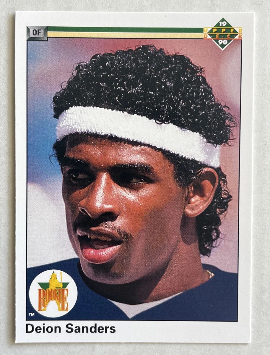 1990 Upper Deck Deion Sanders #13 Rookie New York Yankees