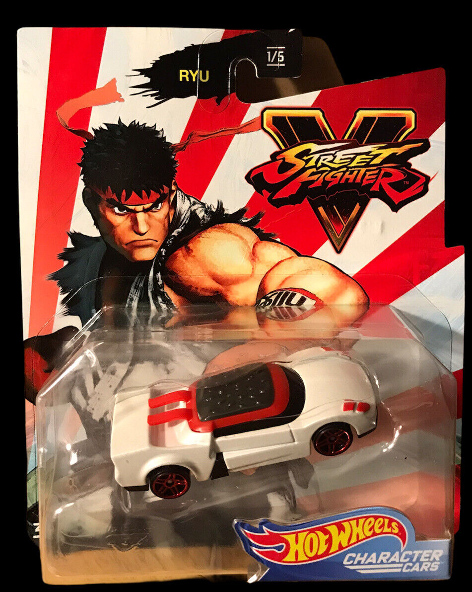 Hot Wheels Street Fighter V CARROS DE PERSONAGENS RYU/Chun-Li CARRO NOVO EM  FOLHA 887961812190