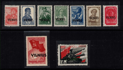 Besetzung II Weltkrieg Litauen Vilnius 10-18 postfrisch geprüft (22750) - Bild 1 von 1