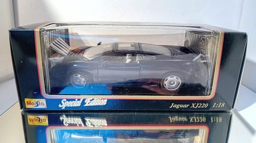 Maisto 1:18Jaguar XJ220 Blue Near Mint in Box - Picture 14 of 15
