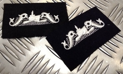 Original Vintage U.S USN Navy Enlisted Issue Submariner Insignia Patches ERN29