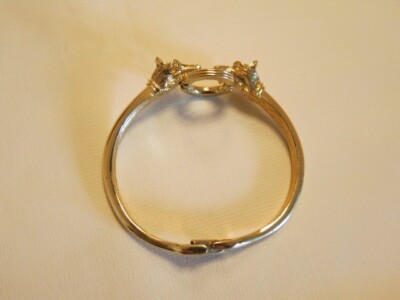 Extravagante Armband -Armreif -Vintage -Innenumfang ca 17cm -18 Karat vergoldet