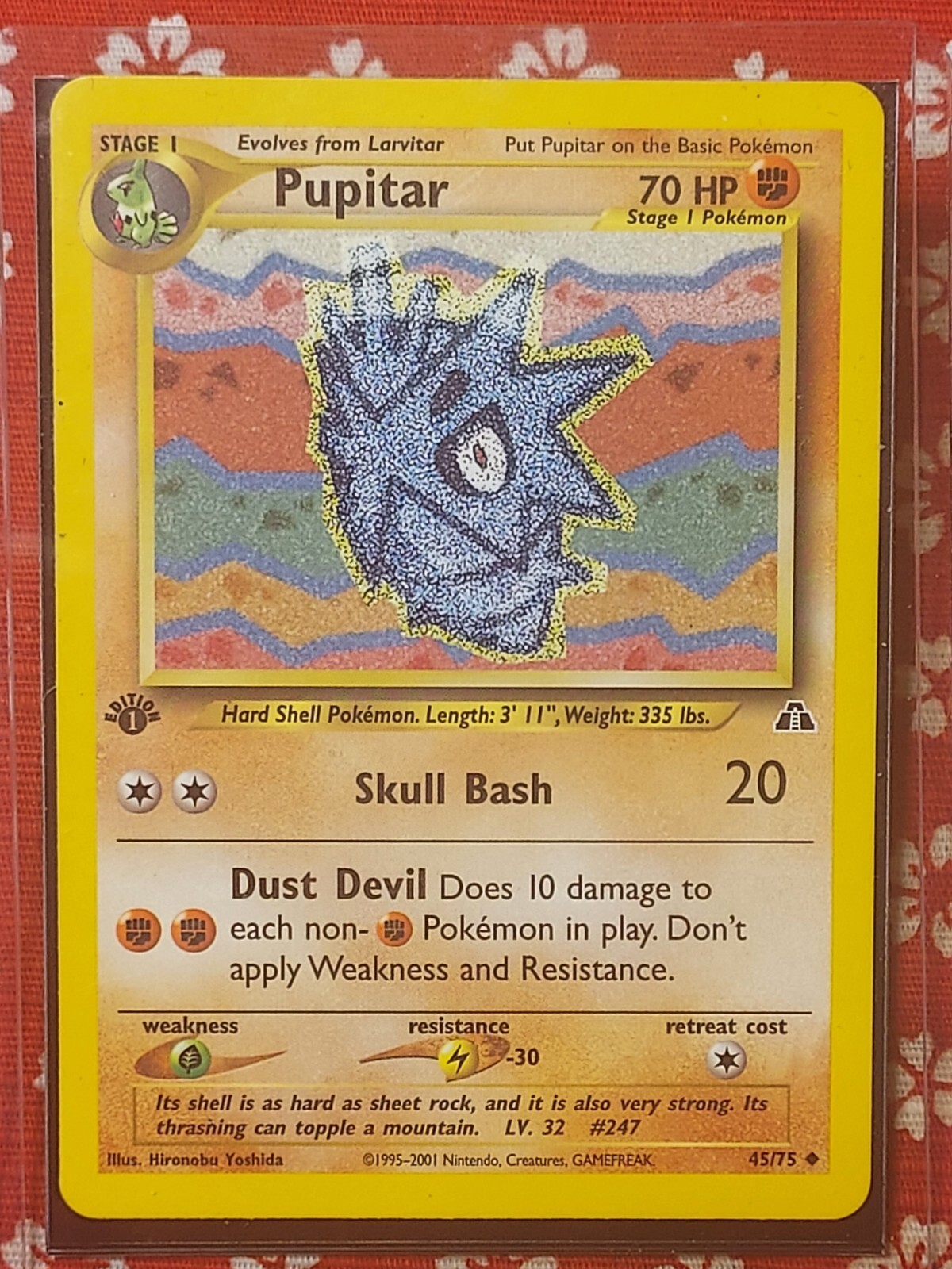 1st Edition Pupitar 45/75 - Neo Discovery - Near Mint/Mint