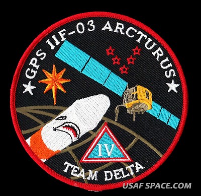ORIGINAL - GPS-II F-03 - ARCTURUS - DELTA IV  - ULA  USAF MISSION SPACE PATCH