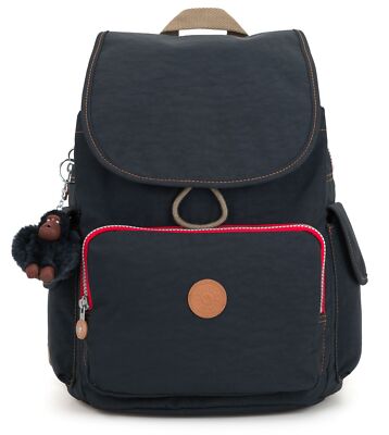 kipling Basic City Backpack L Blau True Navy Combo Rot