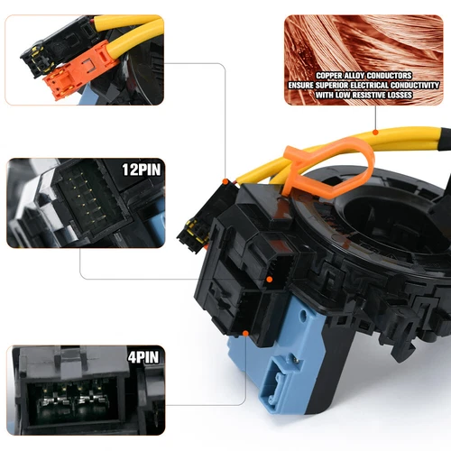 Resorte de reloj con sensor de ángulo nuevo para Toyota Sienna 2011-2018 84307-08020  - Imagen 10 de 12