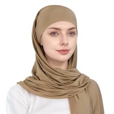 Instant Long Headscarf Wrap Muslim Women Scarves Turban Bonnet Hat Wrap Shawl