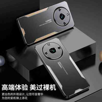 For OPPO Realme 11 Pro+ Luxury Shockproof Hybird Metal Aluminum Back Case Cover