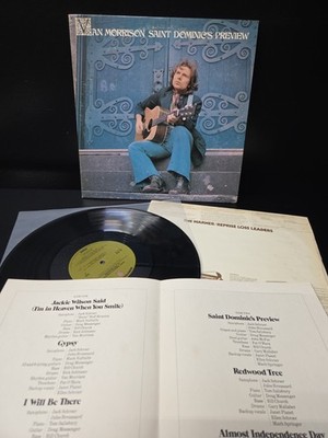 Van Morrison Saint Dominic's Preview Lp Vinyl 1972 1st Press Insert/Book VG++/EX