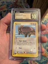 (POP 29) CGC Pristine 10 Pokemon Spearow EX Sandstorm 81/100 Card