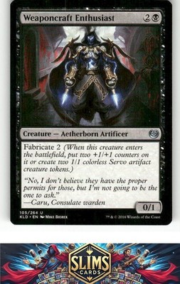 Magic the Gathering MTG Kaladesh Weaponcraft Enthusiast #105 Buy 2 Get 1