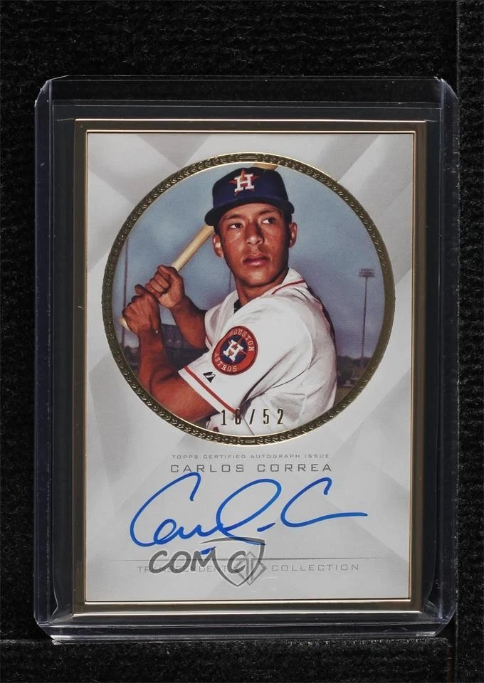Carlos Correa Autographed Baseball Trading Cards for sale | eBay