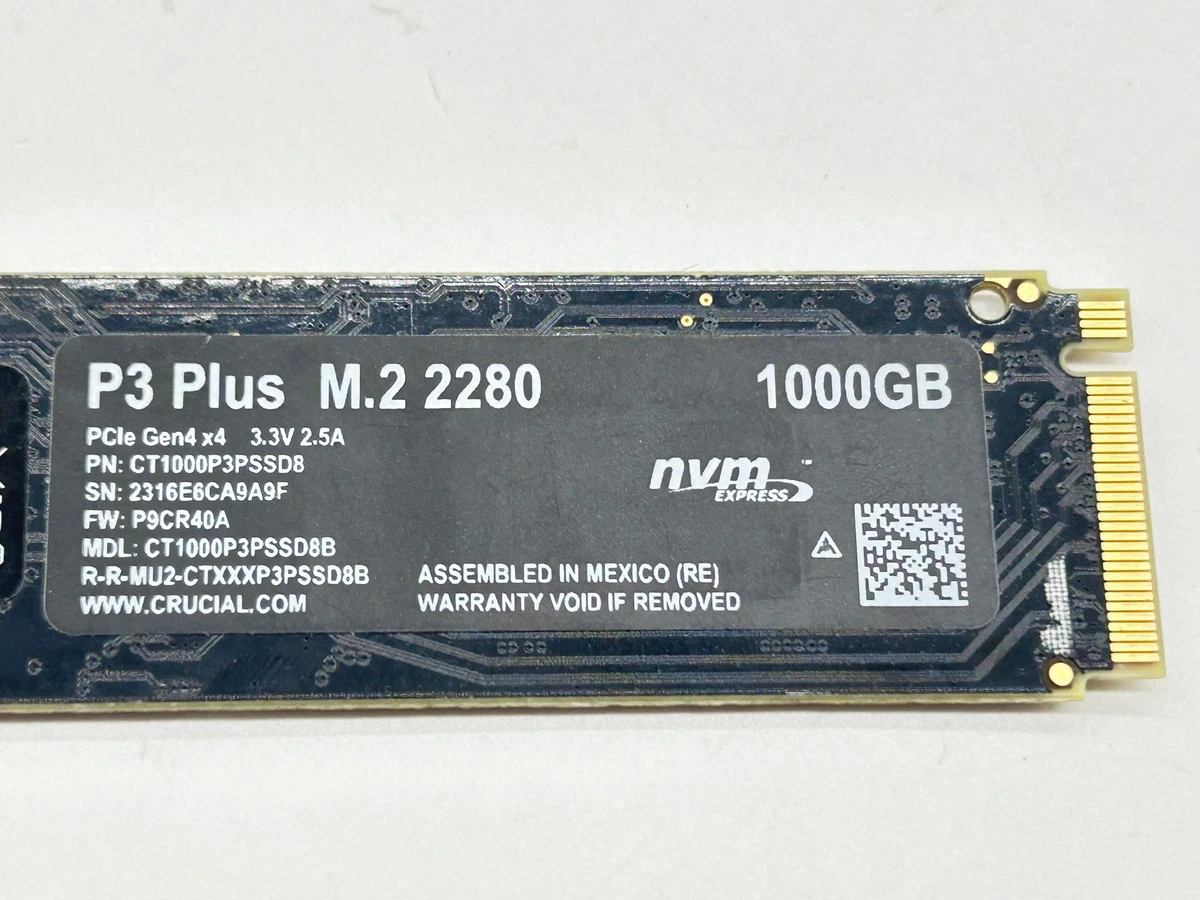 Crucial M.2 Interface 1 TB Solid State Drives for sale | eBay