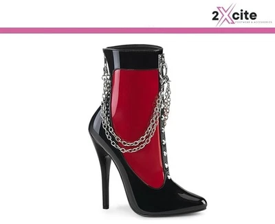 STILETTO HOCHABSATZ STIEFELETTEN 6" PLEASER DOMINA 1033 DEVIOUS GRÖSSEN 3-13