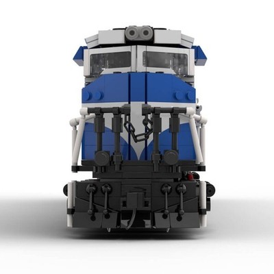 MOC-144909 SD70MAC Conrail Train Model Dynamic Version with RC System 2065 Pcs