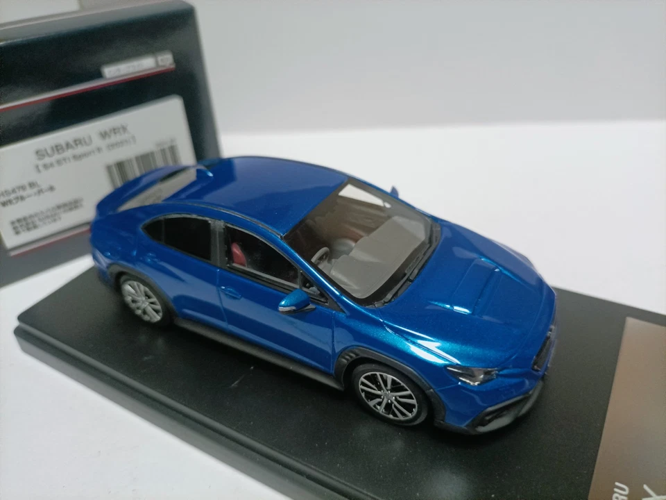 Hi story 1:43 Subaru modified sports car model Subaru WRX S4 STi Sport R Blue - Image 4 of 4