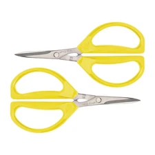 Joyce Chen Precision Kitchen Scissors 2 Pack High Carbon Stainless Steel Yell...