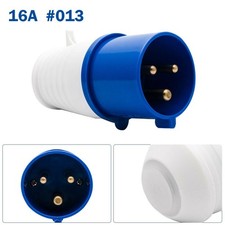 16A/32A 3Pin Industrial Plug Socket 2P+E IP44 Waterproof Electrical Wire Connect