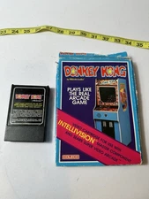 INTELLIVISION DONKEY KONG By Nintendo Game Cartridge In Box 1982 COLECO