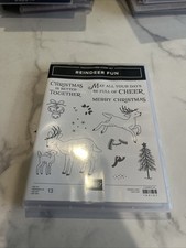 Stampin Up Reindeer Fun Stamp Set 164167 Retired Merry Christmas
